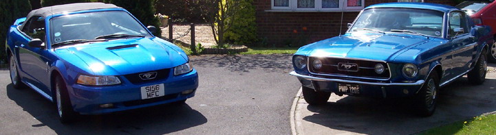 My 67 and 99 Mustangs
